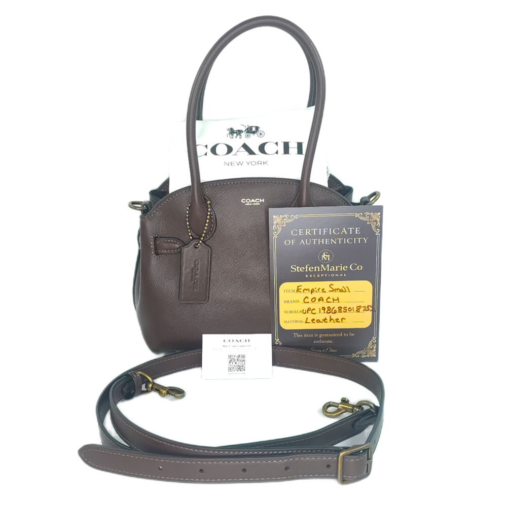 Coach Soft Empire Carryall Bag 21 - Small - Maple/Brown -NWT - Picture 15 of 15